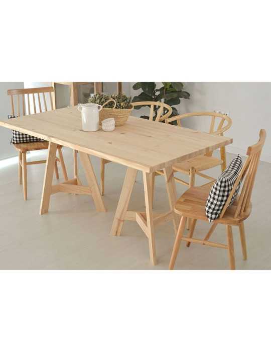Tablero Madera Maciza de Pino, 160 x 80 x 3 cm ASTIGARRAGA