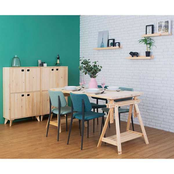 Tablero Madera Maciza de Pino, 160 x 80 x 3 cm ASTIGARRAGA