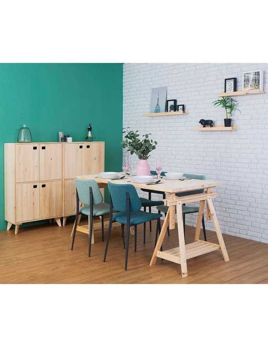 Tablero Madera Maciza de Pino, 160 x 80 x 3 cm ASTIGARRAGA