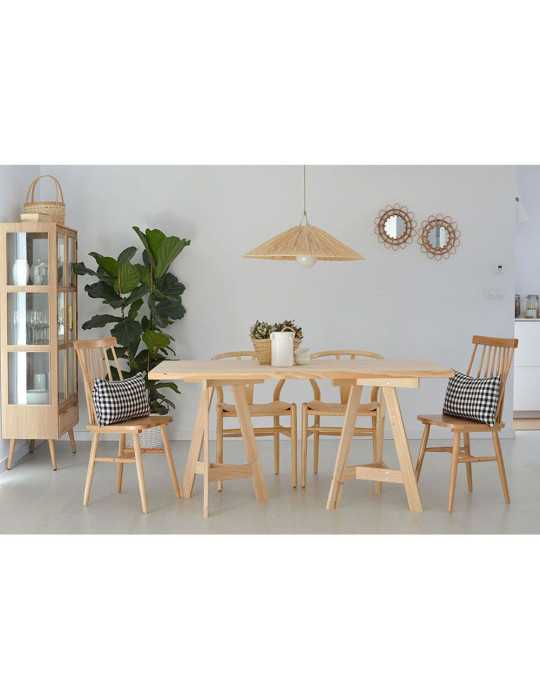 Tablero Madera Maciza de Pino, 160 x 80 x 3 cm ASTIGARRAGA