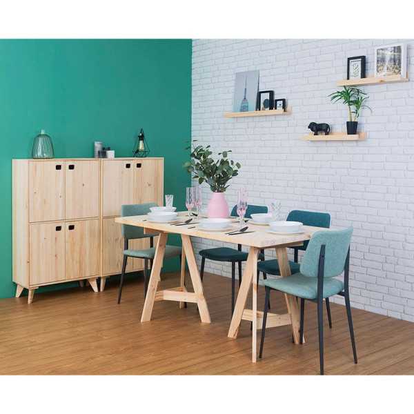 Tablero Madera Maciza de Pino, 160 x 80 x 3 cm ASTIGARRAGA