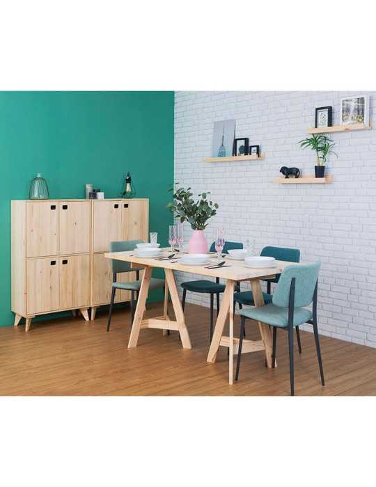 Tablero Madera Maciza de Pino, 160 x 80 x 3 cm ASTIGARRAGA