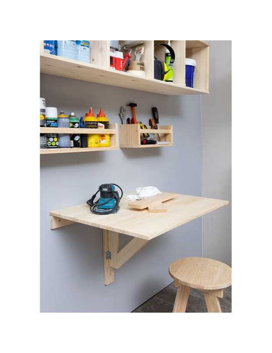 Mesa Plegable Madera de Pared, 79 x 59 x 2 cm ASTIGARRAGA