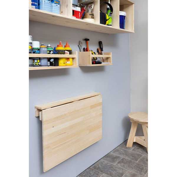Mesa Plegable Madera de Pared, 79 x 59 x 2 cm ASTIGARRAGA