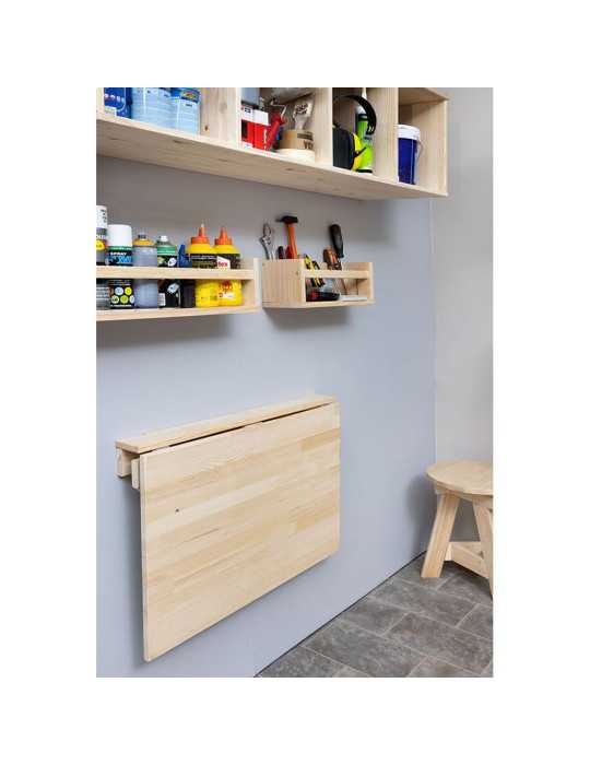 Mesa Plegable Madera de Pared, 79 x 59 x 2 cm ASTIGARRAGA