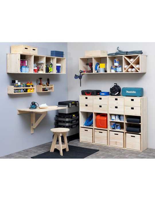Mesa Plegable Madera de Pared, 79 x 59 x 2 cm ASTIGARRAGA
