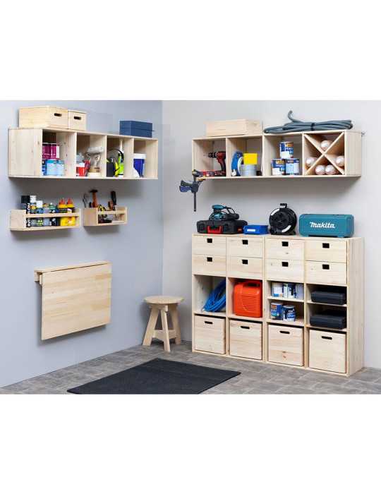 Mesa Plegable Madera de Pared, 79 x 59 x 2 cm ASTIGARRAGA