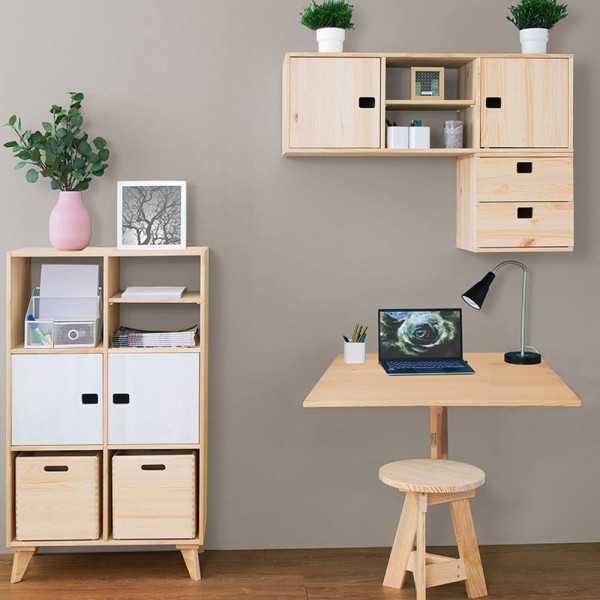 Mesa Plegable Madera de Pared, 79 x 59 x 2 cm ASTIGARRAGA