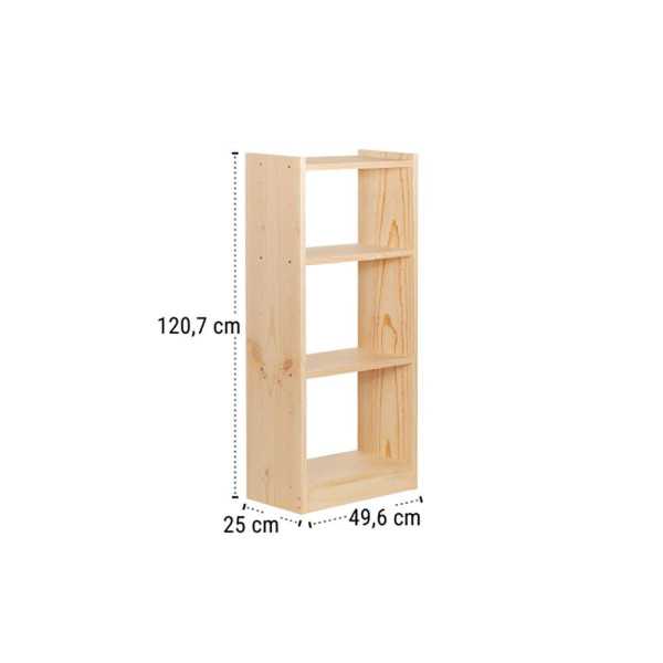 Estanteria Gala 4 Baldas Madera de 49,6 x 25 x 120,7 cm ASTIGARRAGA