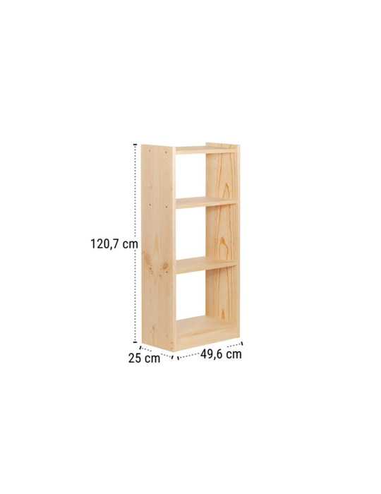 Estanteria Gala 4 Baldas Madera de 49,6 x 25 x 120,7 cm ASTIGARRAGA