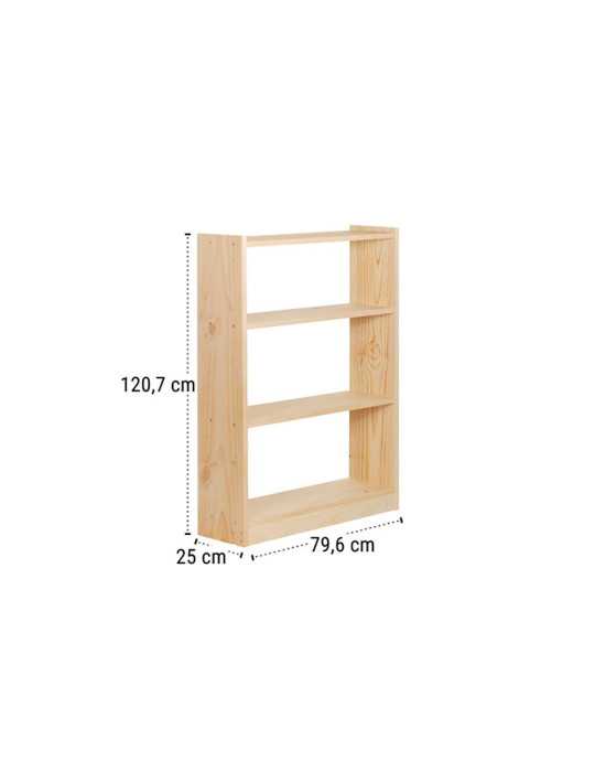 Estanteria Gala 4 Baldas Madera de 79,6 x 25 x 120,7 cm ASTIGARRAGA