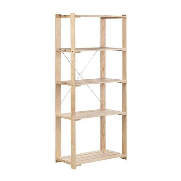 Estanteria Alistonada Evolution 5 Pino Macizo 76,5 x 38,5 x 174,5 cm ASTIGARRAGA