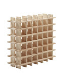 Botellero de Pino Macizo Evolutivo Rioja para 36 Botellas 75 x 22 x 75 cm ASTIGARRAGA