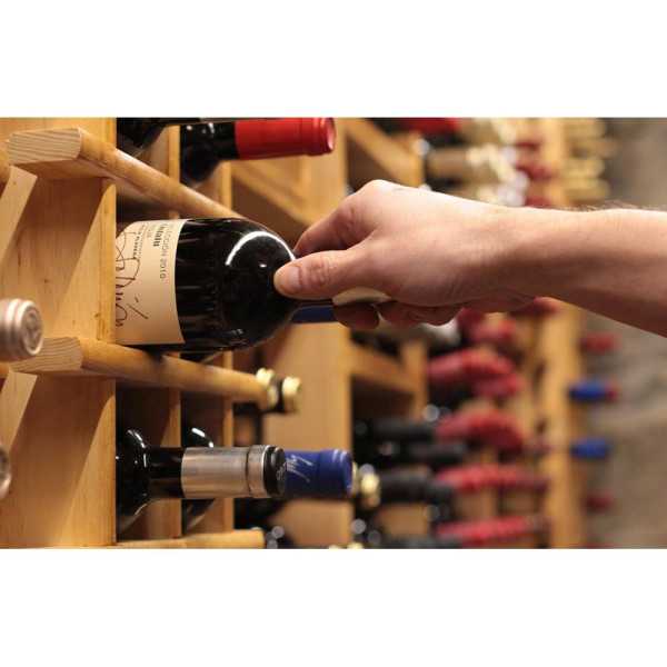Botellero de Pino Macizo Evolutivo Rioja para 36 Botellas 75 x 22 x 75 cm ASTIGARRAGA