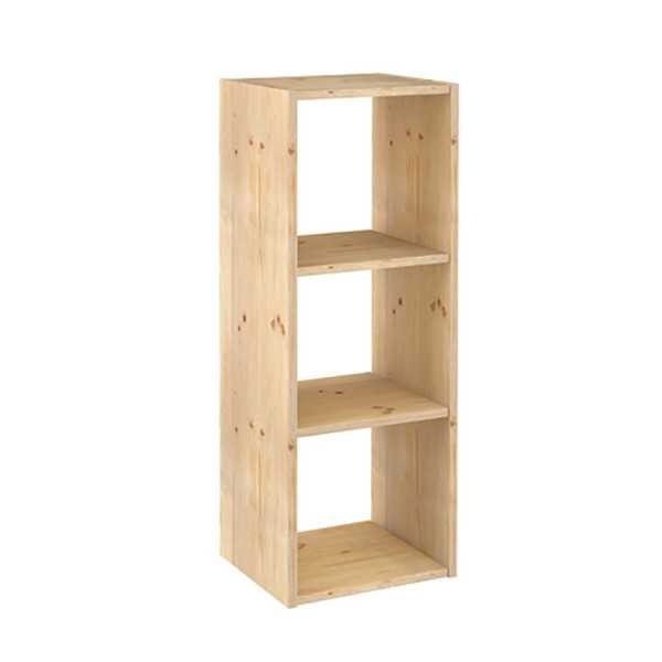 Estanteria Modular 3 Cubos Dinamic Pino Macizo 107 x 36,2 x 34 cm ASTIGARRAGA