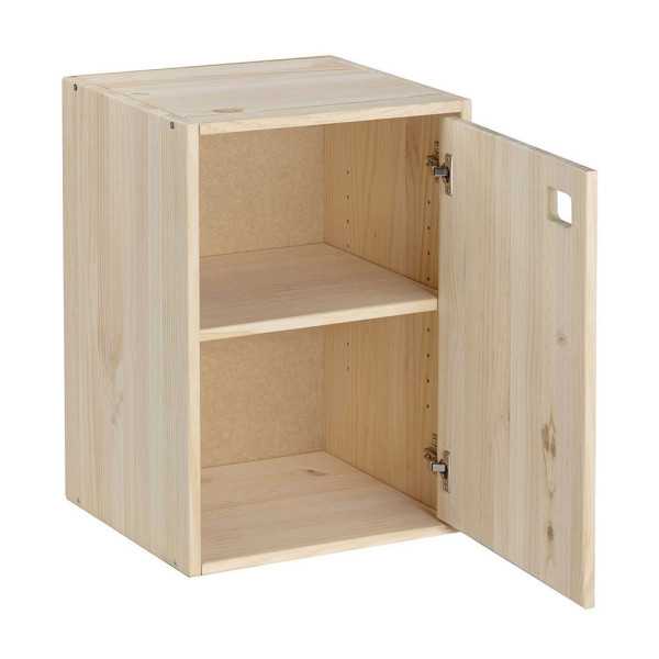 Mueble Dinamic 1 Puerta Pino Macizo 37,3 x 33 x 53,5 cm ASTIGARRAGA