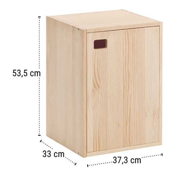 Mueble Dinamic 1 Puerta Pino Macizo 37,3 x 33 x 53,5 cm ASTIGARRAGA