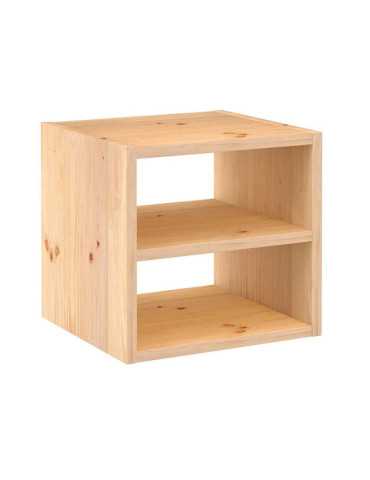 Estanteria Modular 1 Cubos + Balda Intermedia Dinamic Pino Macizo 36,2 x 33 x 36,2 cm ASTIGARRAGA