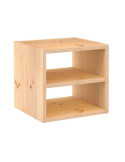 Estanteria Modular 1 Cubos + Balda Intermedia Dinamic Pino Macizo 36,2 x 33 x 36,2 cm ASTIGARRAGA