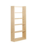 Libreria Gala 6 Baldas de 80cm Pino Macizo 79,6x25x184,7cm ASTIGARRAGA