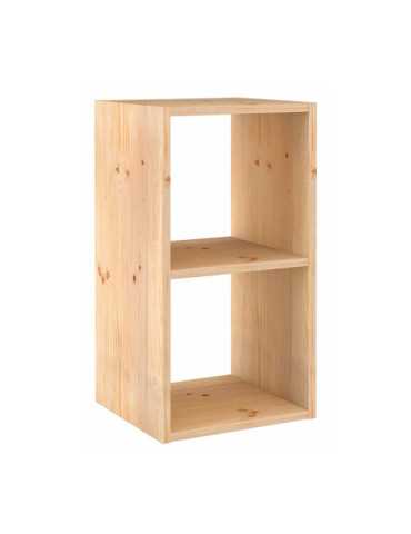 Estanteria Modular 2 Cubos Dinamic Pino Macizo 36,2 x 33 x 70,8 cm ASTIGARRAGA