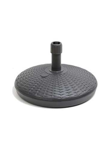 Base de Parasol 30 L Antracita Ø58 x 15 cm IPAE PROGARDEN