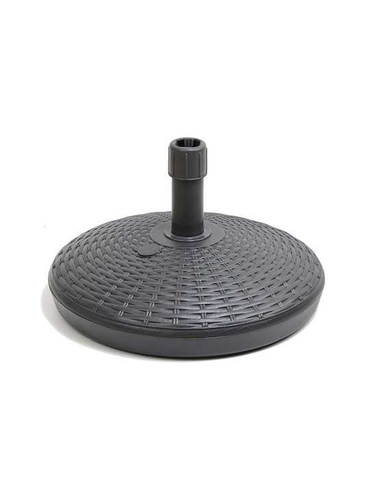 Base de Parasol 30 L Antracita Ø58 x 15 cm IPAE PROGARDEN
