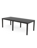 Mesa Extensible Indo Color Antracita para Exterior 90 x 150 - 220 x 72 cm IPAE PROGARDEN