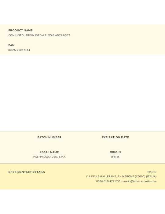Conjunto Jardín Iseo 4 Piezas Antracita + Cojines IPAE PROGARDEN