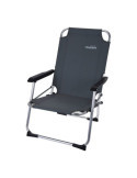 Silla Plegable de Aluminio Color Gris, 45 x 54 x 76 cm REDCLIFFS