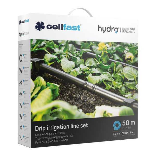 Set Riego por Goteo Hydro 50 m CELLFAST