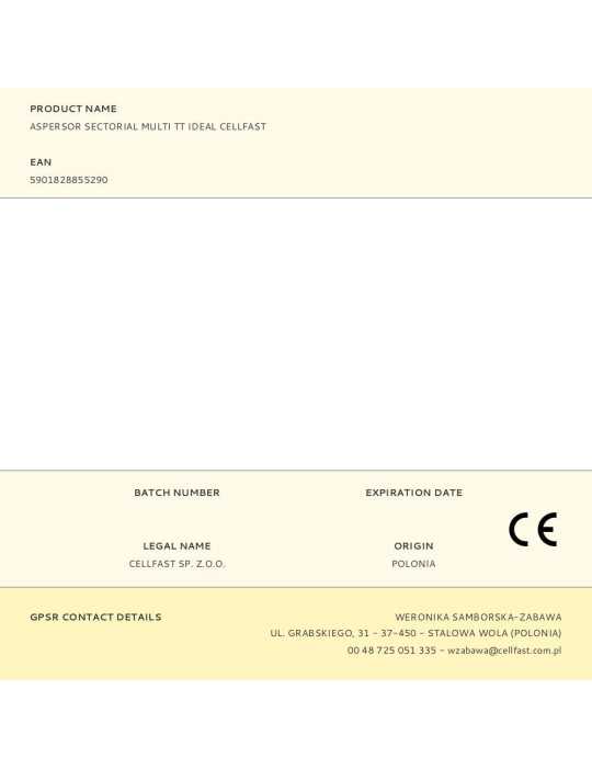 Aspersor Sectorial Multi TT Cellpro CELLFAST