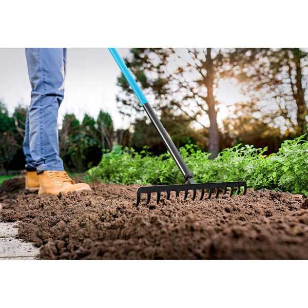 Rastrillo de Acero Ideal Pro con 14 Puas 37 x 155 cm CELLFAST
