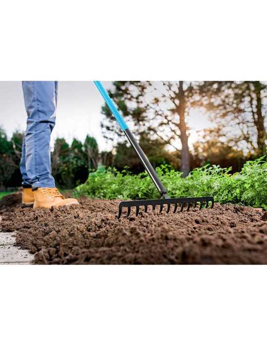 Rastrillo de Acero Ideal Pro con 14 Puas 37 x 155 cm CELLFAST