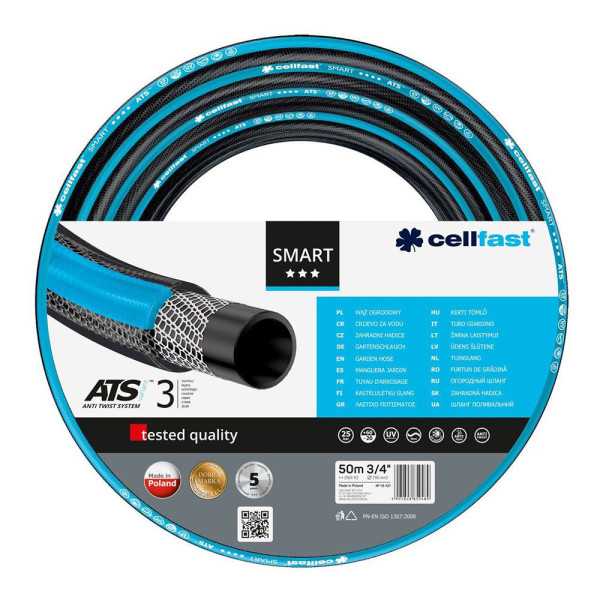 Manguera de Riego Smart Ø19 mm, ¾ pulg, 50 m CELLFAST