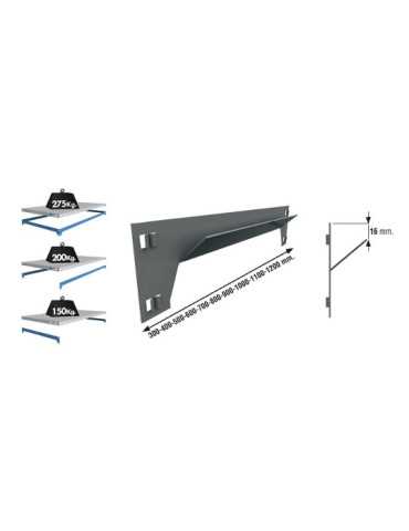 Lote de 10 Unidades Larguero Sclick 900mm Gris. SIMON RACK 2