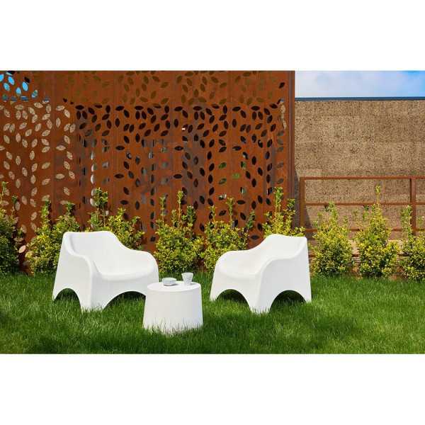 Conjunto Jardín Cloud 3 Piezas Blanco IPAE PROGARDEN