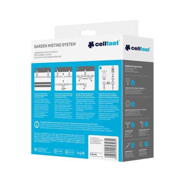 Sistema de Nebulización/Climatización para Exterior de 7,5 m CELLFAST