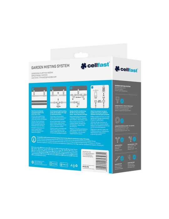 Sistema de Nebulización/Climatización para Exterior de 7,5 m CELLFAST