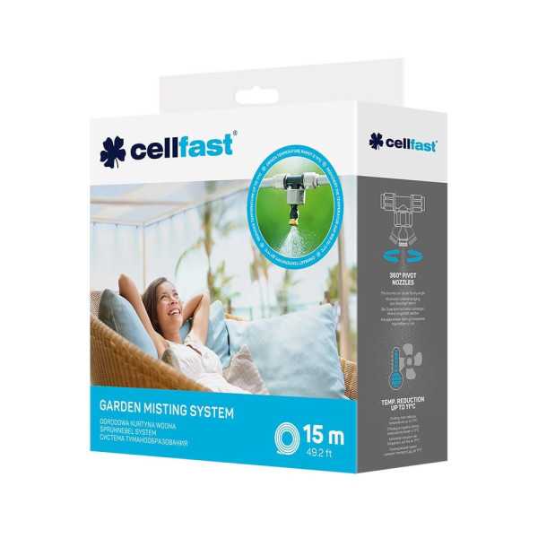 Sistema de Nebulización/Climatización para Exterior de 15 m CELLFAST