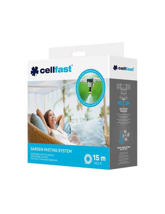 Sistema de Nebulización/Climatización para Exterior de 15 m CELLFAST
