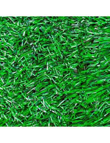 Seto Artificial PVC Verde Bicolor Hoja Ancha 110 Varillas, 1 x 3 m FAURA