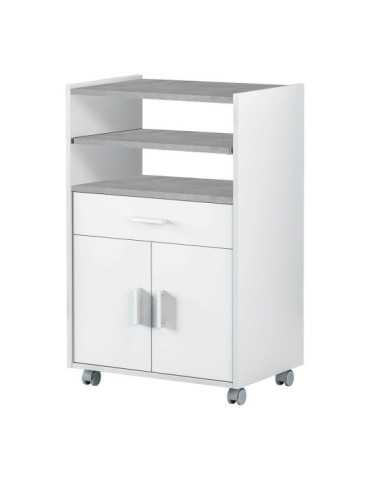 Mueble Microondas 1CAJÓN + 2PUERTAS 59 x 40 x 92 cm Tidy FORÉS/ARKIT