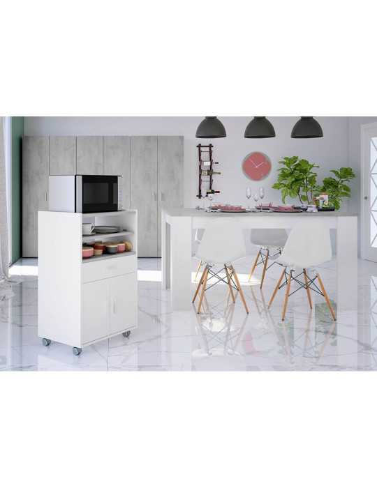 Mueble Microondas 1CAJÓN + 2PUERTAS 59 x 40 x 92 cm Tidy FORÉS/ARKIT
