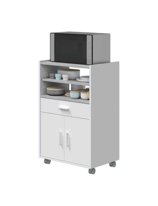 Mueble Microondas 1CAJÓN + 2PUERTAS 59 x 40 x 92 cm Tidy FORÉS/ARKIT