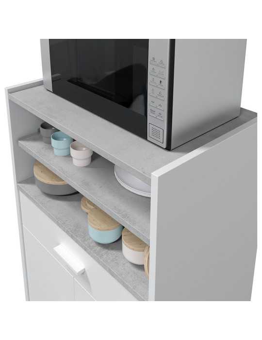 Mueble Microondas 1CAJÓN + 2PUERTAS 59 x 40 x 92 cm Tidy FORÉS/ARKIT