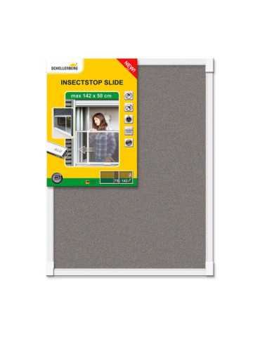 Mosquitera con Marco Extensible, Malla de Fibra de Vidrio, Blanca, 75-142 x 50 cm SCHELLENBERG