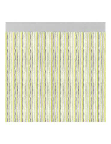 Cortina para Puerta Modelo Brescia Color Amarillo 90 x 210 cm ACUDAM