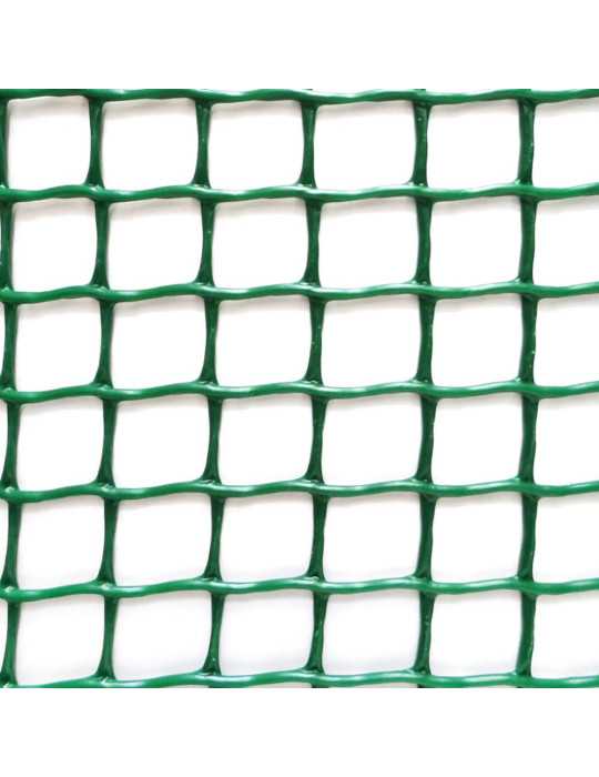 Rollo de Malla Ligera Cadrinet Cuadro 10 x 10 mm Color Verde, 1 x 25 m FAURA