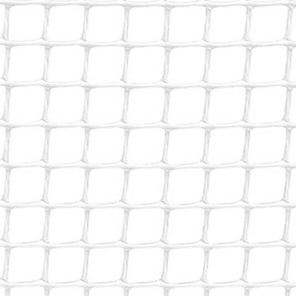 Rollo de Malla Ligera Cadrinet Cuadro 10 x 10 mm Color Blanco, 1 x 25 m FAURA